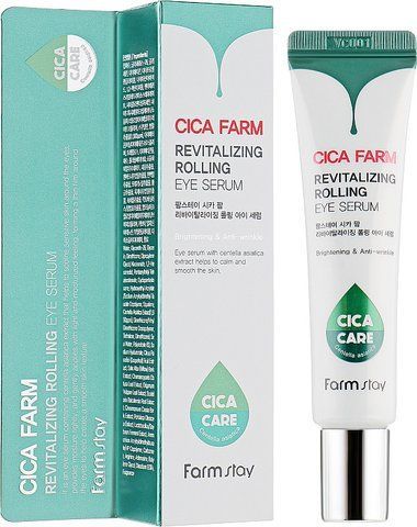 Сироватка-ролер з центелою азіатської для очей Farmstay Cica Farm Revitalizing Rolling eye serum, 25 мл 1641989746 фото