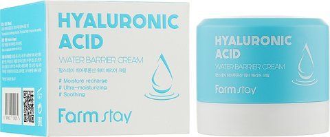 Крем для обличчя Farmstay Hyaluronic Acid Water Barrier Cream зволожуючий з гіалуроновою кислотою. 80 ml 2575139258 фото