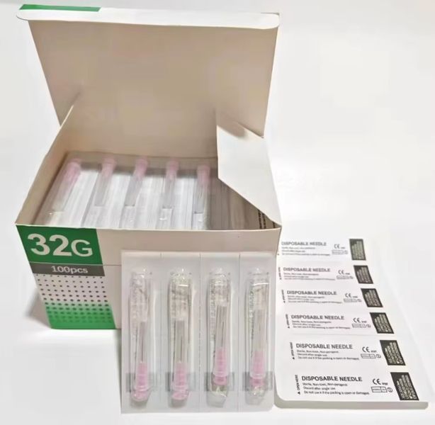 Набор игл для мезо 32G x 6 мм (100 штук) 2447360728 фото