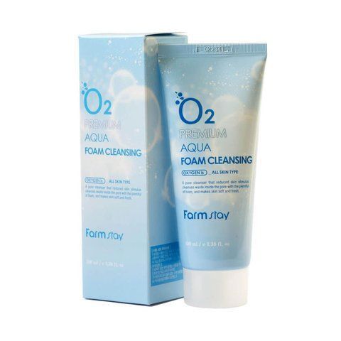 Киснева пінка для вмивання FarmStay O2 Premium Aqua Foam Cleansing, 100 мл 1618445637 фото