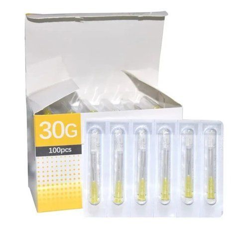 Набір голок 30Gx25 мм для мезотерапії Disposable (100 шт) 2314955746 фото