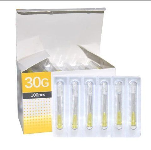 Набір голок 30G x 6 мм для мезотерапії Disposable (100 шт) 2143708077 фото