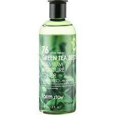 Зволожуючий тонер для обличчя FarmStay 76 Green Tea Seed Premium Moisture Toner, 350ml 2530769120 фото